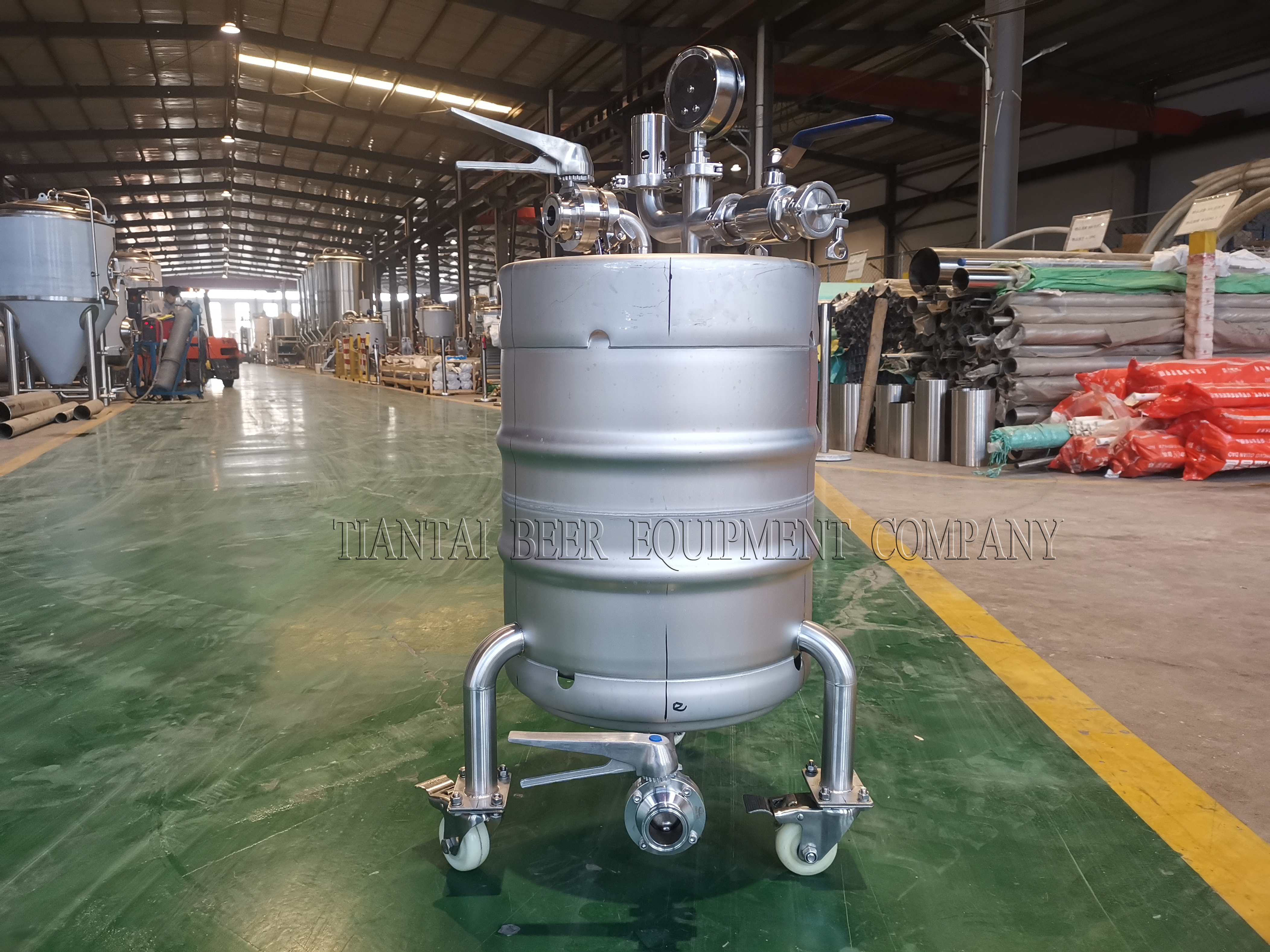 Customized Yeast Tank portable for Microbrewery